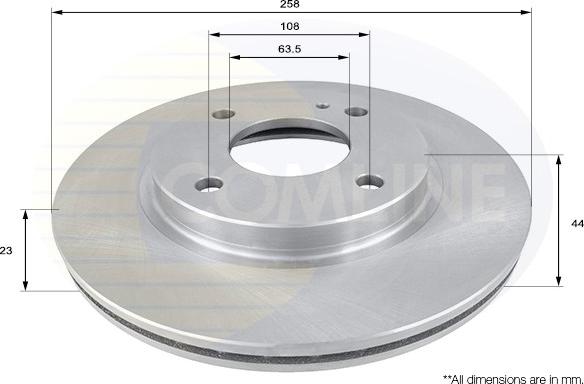 Comline ADC1243V - Disc frana aaoparts.ro