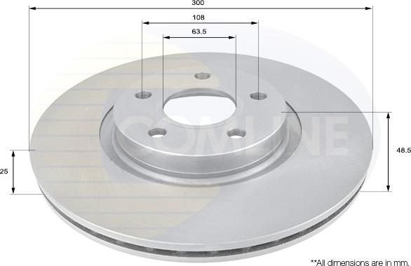 Comline ADC1227V - Disc frana aaoparts.ro