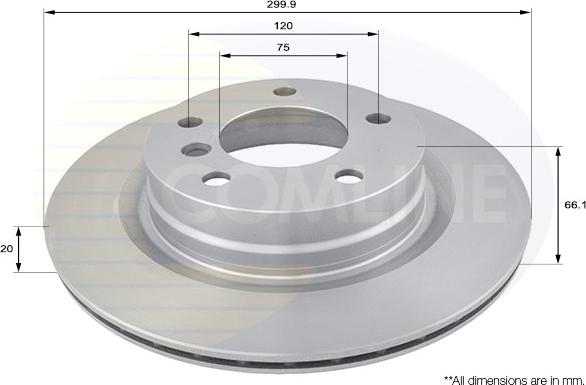 Comline ADC1718V - Disc frana aaoparts.ro