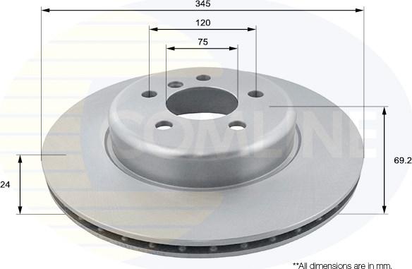 Comline ADC1788V - Disc frana aaoparts.ro