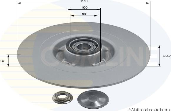 Comline ADC3003 - Disc frana aaoparts.ro