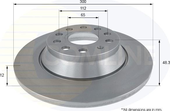 Comline ADC2613 - Disc frana aaoparts.ro