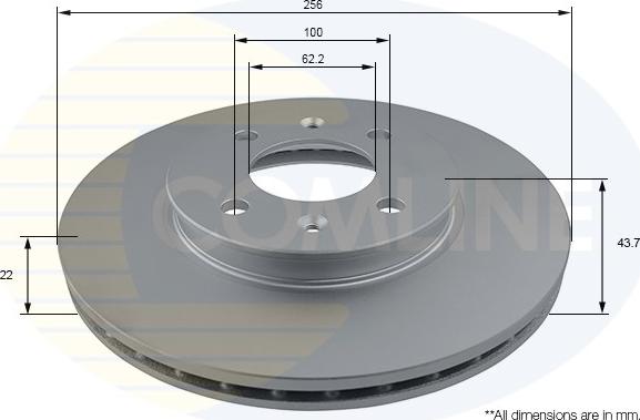 Comline ADC2849V - Disc frana aaoparts.ro