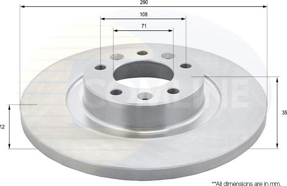 Comline ADC2724 - Disc frana aaoparts.ro