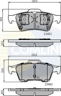 Comline CBP0946 - Set placute frana,frana disc aaoparts.ro