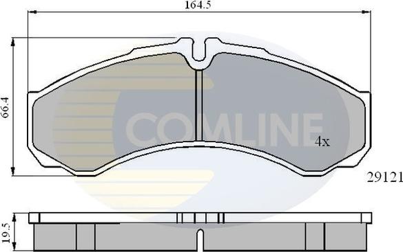 Comline CBP0931 - Set placute frana,frana disc aaoparts.ro