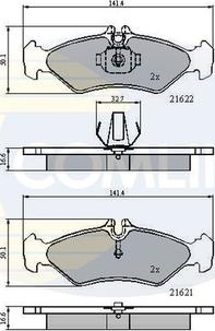 Comline CBP0453 - Set placute frana,frana disc aaoparts.ro