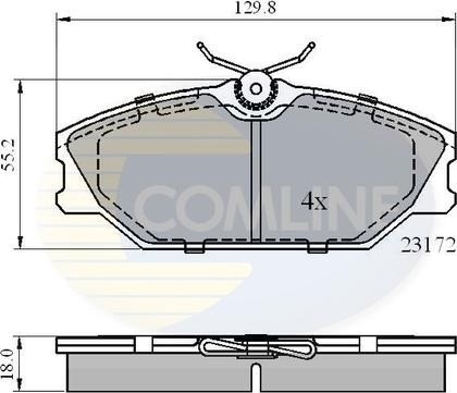 Comline CBP0526 - Set placute frana,frana disc aaoparts.ro