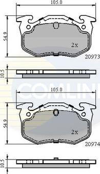 Comline CBP0522 - Set placute frana,frana disc aaoparts.ro