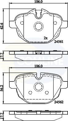 Comline CBP06092 - Set placute frana,frana disc aaoparts.ro
