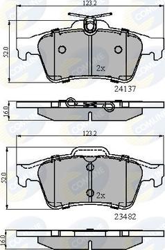 Comline CBP01599 - Set placute frana,frana disc aaoparts.ro