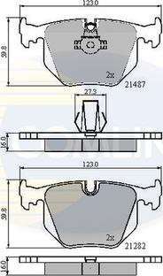 Comline CBP01547 - Set placute frana,frana disc aaoparts.ro