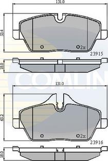 Comline CBP01531 - Set placute frana,frana disc aaoparts.ro