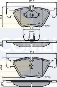 Comline CBP01010 - Set placute frana,frana disc aaoparts.ro