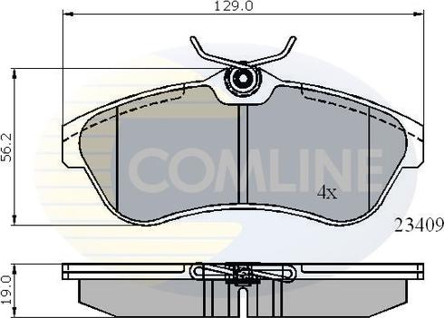 Comline CBP01146 - Set placute frana,frana disc aaoparts.ro