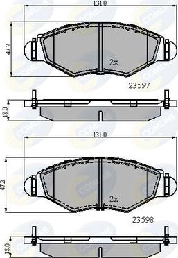 Comline CBP01131 - Set placute frana,frana disc aaoparts.ro