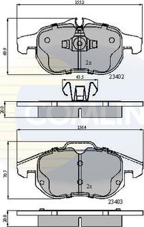 Comline CBP01137 - Set placute frana,frana disc aaoparts.ro