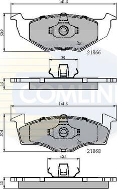 Comline CBP0180 - Set placute frana,frana disc aaoparts.ro