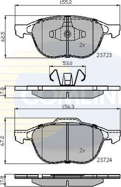 Comline CBP01323 - Set placute frana,frana disc aaoparts.ro