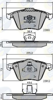 Comline CBP01752 - Set placute frana,frana disc aaoparts.ro