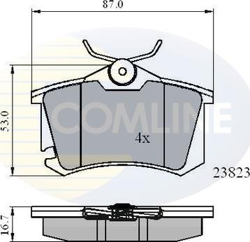 Comline CBP01761 - Set placute frana,frana disc aaoparts.ro