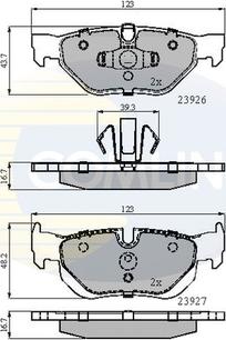 Comline CBP01708 - Set placute frana,frana disc aaoparts.ro