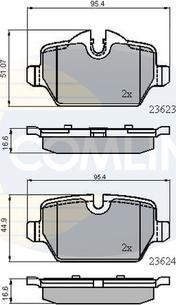 Comline CBP01710 - Set placute frana,frana disc aaoparts.ro