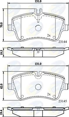 Comline CBP0854 - Set placute frana,frana disc aaoparts.ro