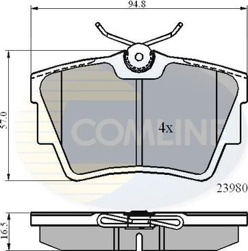 Comline CBP0874 - Set placute frana,frana disc aaoparts.ro