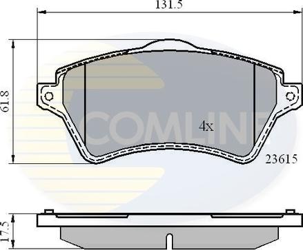 Comline CBP0873 - Set placute frana,frana disc aaoparts.ro