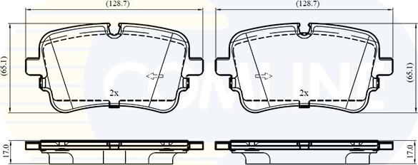 Comline CBP03414 - Set placute frana,frana disc aaoparts.ro