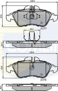 Comline CBP0212 - Set placute frana,frana disc aaoparts.ro