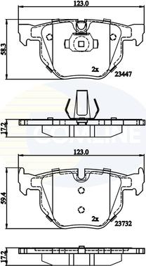 Comline CBP02295 - Set placute frana,frana disc aaoparts.ro