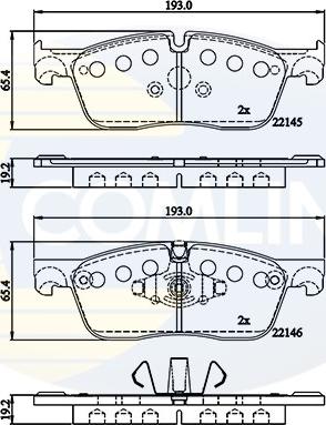 Comline CBP02253 - Set placute frana,frana disc aaoparts.ro