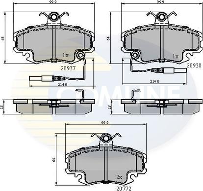 Comline CBP1431 - Set placute frana,frana disc aaoparts.ro