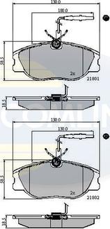 Comline CBP11001 - Set placute frana,frana disc aaoparts.ro