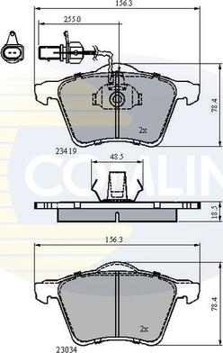 Comline CBP1885 - Set placute frana,frana disc aaoparts.ro