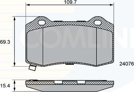 Comline CBP36065 - Set placute frana,frana disc aaoparts.ro