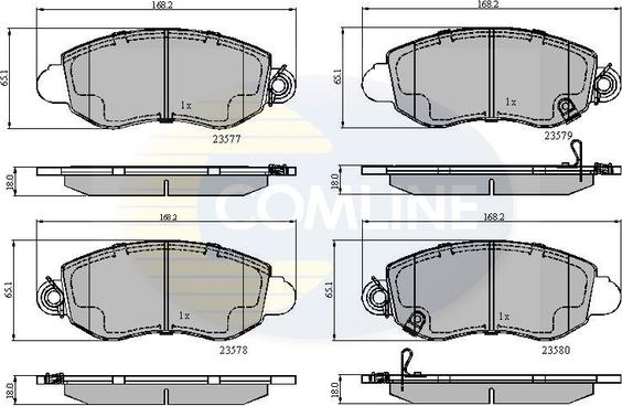 Comline CBP31108 - Set placute frana,frana disc aaoparts.ro