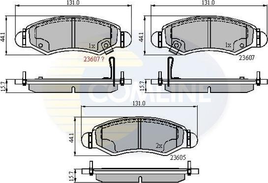 Comline CBP31297 - Set placute frana,frana disc aaoparts.ro