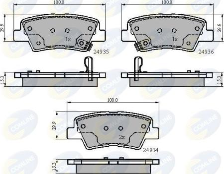 Comline CBP32023 - Set placute frana,frana disc aaoparts.ro