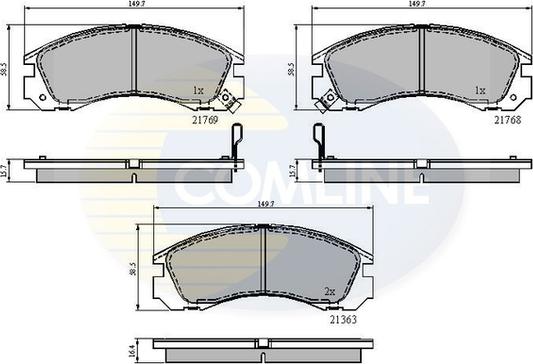 Comline CBP3234 - Set placute frana,frana disc aaoparts.ro