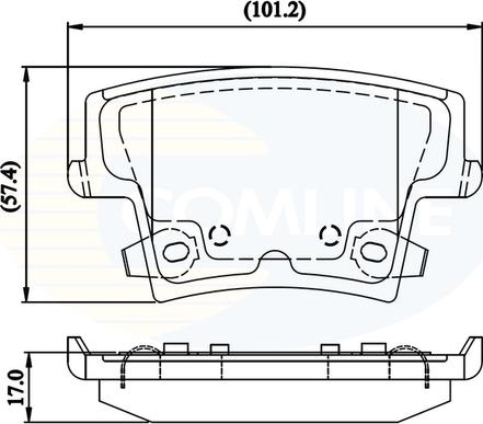 Comline CBP32216 - Set placute frana,frana disc aaoparts.ro