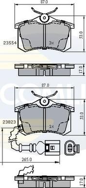 Comline CBP2797 - Set placute frana,frana disc aaoparts.ro