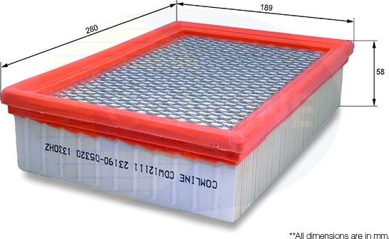 Comline CDW12111 - Filtru aer aaoparts.ro