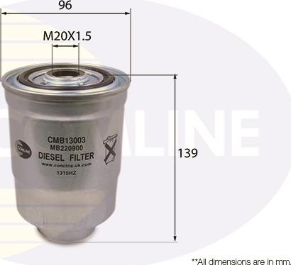 Comline CMB13003 - Filtru combustibil aaoparts.ro