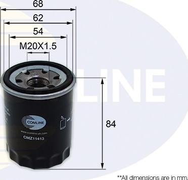 Comline CMZ11413 - Filtru ulei aaoparts.ro