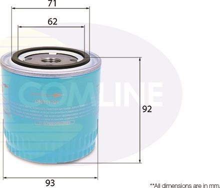 Comline CNS11701 - Filtru ulei aaoparts.ro