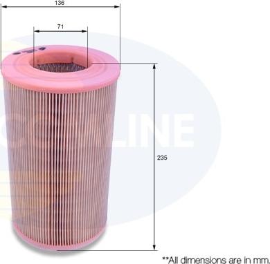 Comline CNS12007 - Filtru aer aaoparts.ro