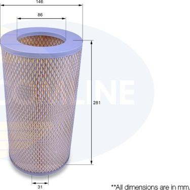 Comline CTY12040 - Filtru aer aaoparts.ro